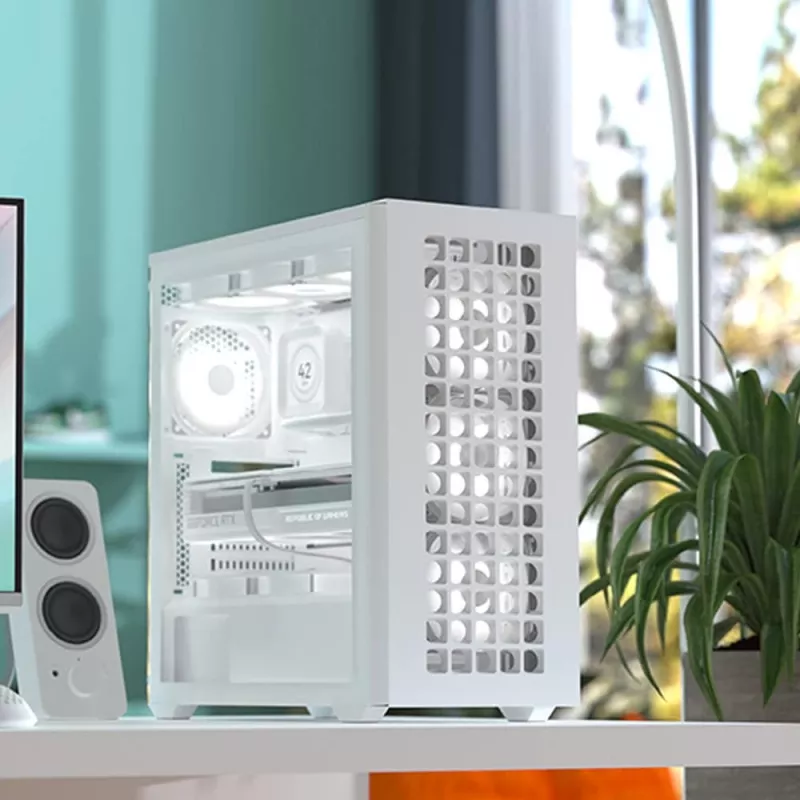 Aerocool D502A Midi Tower korpusas juodas