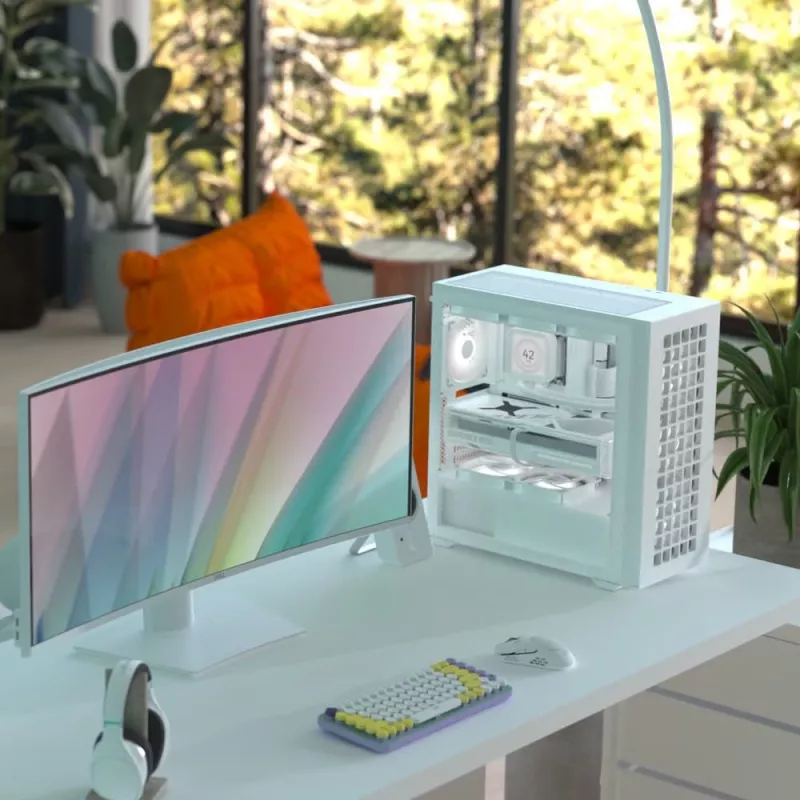 Aerocool D502A Midi Tower korpusas juodas