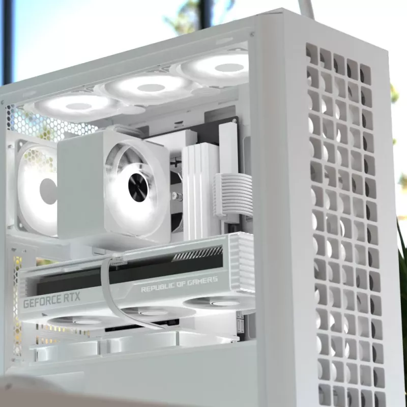 Aerocool D502A Midi Tower korpusas juodas