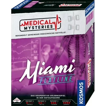 Kosmos Medical Mysteries - Miami Flatline Stalo žaidimas Dedukcija 60 min