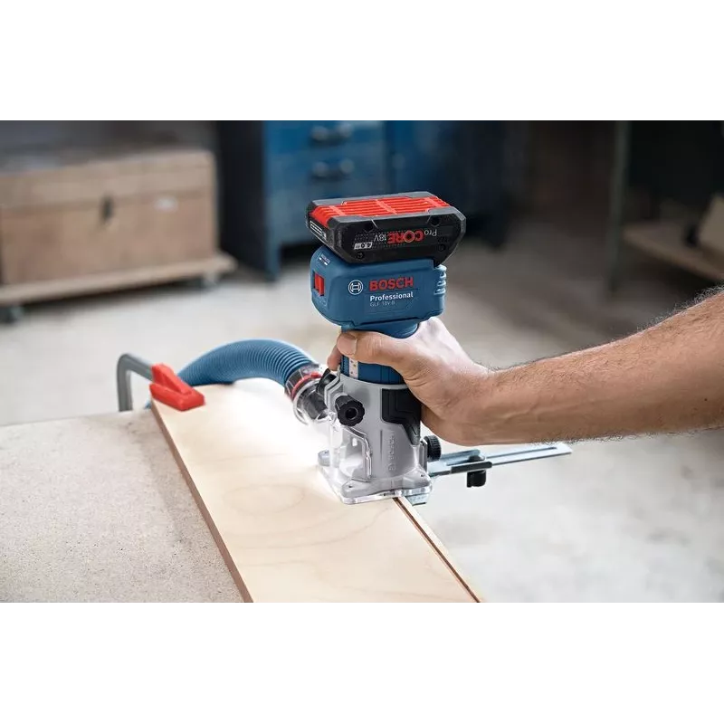 Bosch GLF 18V-8 frezė be šepetėlių, juoda, mėlyna, 30000 aps./min.