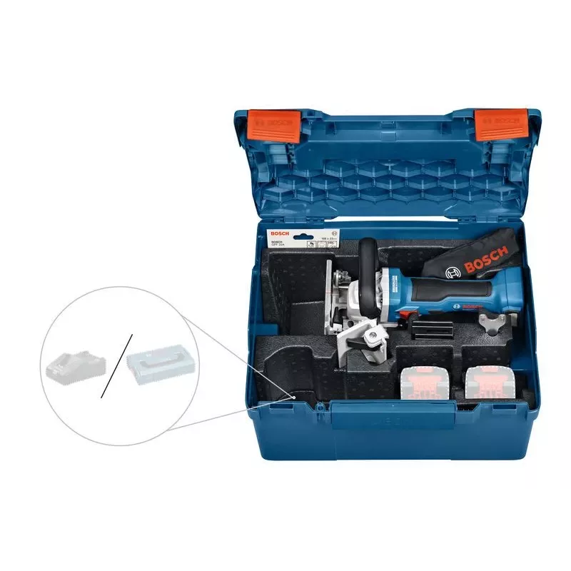 Bosch GFF 18V-22 Professional kampinis šlifuoklis 11000 RPM juodas, mėlynas