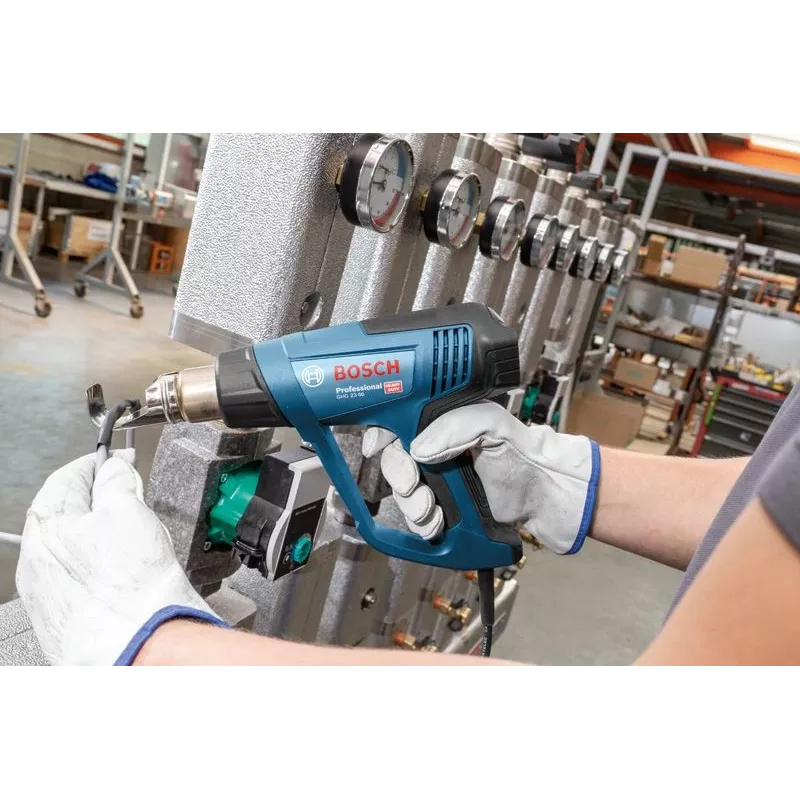 Bosch GHG 23-66 Professional Karšto oro pistoletas 500 l/min 650 °C 2300 W Mėlynas