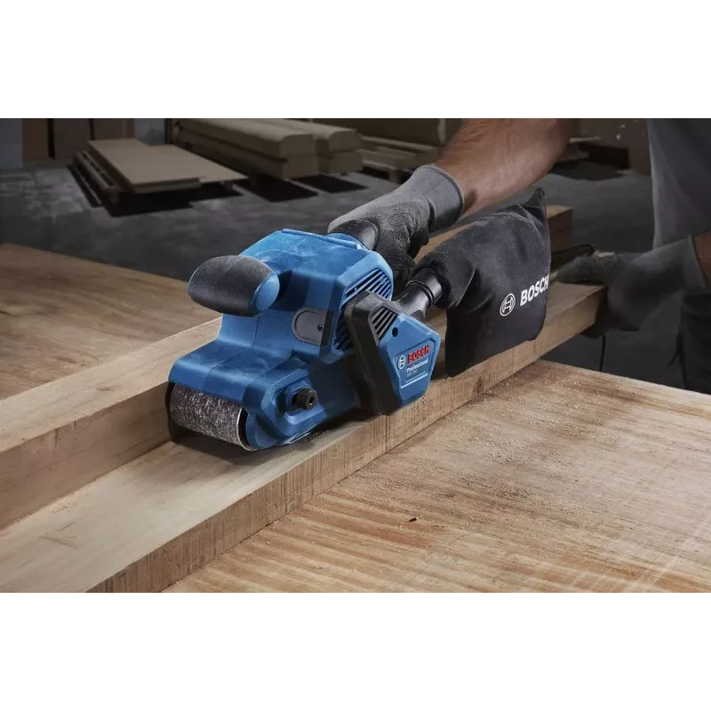 Bosch GBS 750 Professional juostinis šlifuoklis juodas, mėlynas 850 W