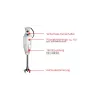 Panardintuvas ESGE M 122 S 0,6 L 140 W Baltas