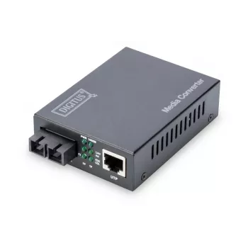DIGITUS Professional Gigabit Media Converteris, RJ45 / SC (DN-82121-1)