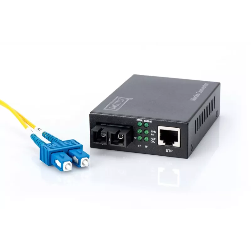 DIGITUS Professional Gigabit Media Converteris, RJ45 / SC (DN-82121-1)