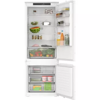 Įmontuojamas šaldytuvas-šaldiklis Bosch KBN96NSE0 — 383 L, NoFrost, reversinės durelės, 34 dB, baltas