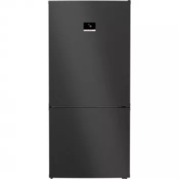 Šaldytuvas-šaldiklis Bosch Serie 8 KGP86AXB0N Laisvai pastatomas 621 L Juodas, Nerūdijantis plienas
