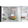 Šaldytuvas-šaldiklis Bosch Serie 8 KGP86AXB0N Laisvai pastatomas 621 L Juodas, Nerūdijantis plienas