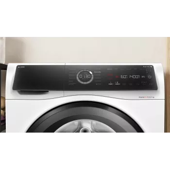 Bosch Serie 8 WNC254A40 skalbyklė su džiovykle, laisvai pastatoma, priekinio pakrovimo, balta