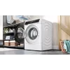 Bosch Serie 8 WNC254A40 skalbyklė su džiovykle, laisvai pastatoma, priekinio pakrovimo, balta
