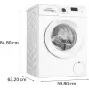 Bosch Serie 2 WGE02420 skalbyklė su priekiniu pakrovimu 7 kg 1351 aps./min Balta