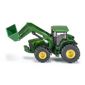 Siku 1982 Traktoriaus modelis John Deere 8430 su priekiniu krautuvu, mastelis 1:50