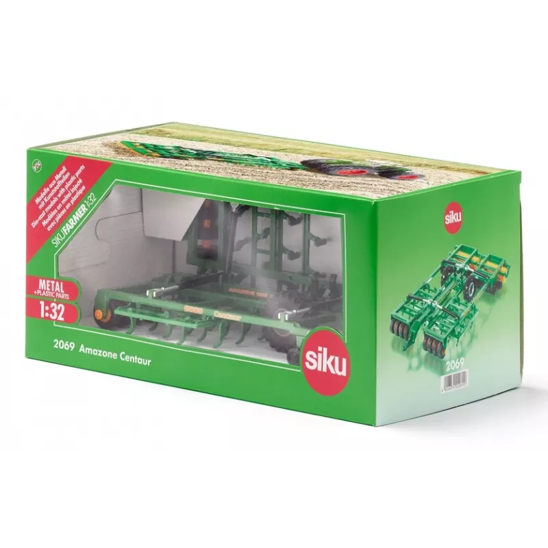 Siku 2069 žemės ūkio technikos modelis Amazone Centaur 1:32 juoda žalia oranžinė