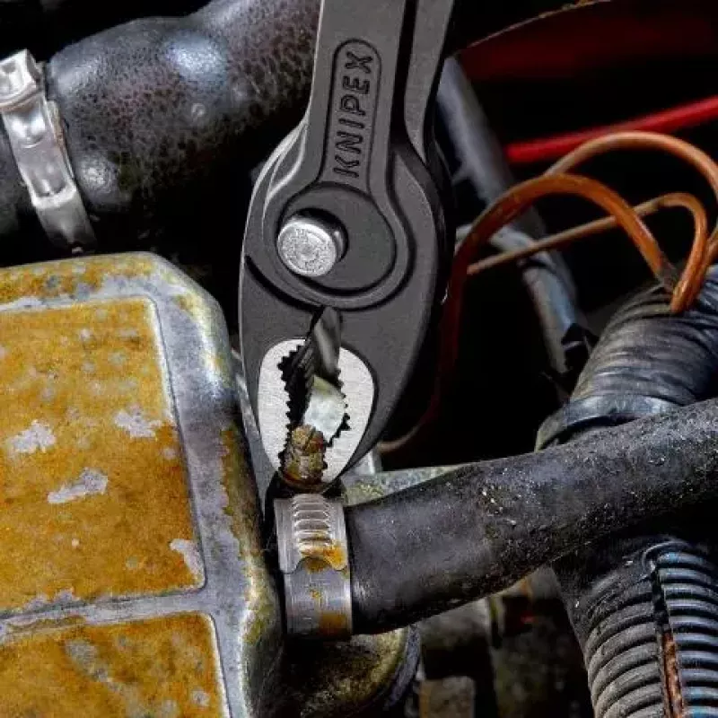 Slydimo jungties replės Knipex TwinGrip, žiaunų plotis 5,1 cm, ilgis 200 mm