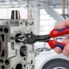 Slydimo jungties replės Knipex TwinGrip, žiaunų plotis 5,1 cm, ilgis 200 mm