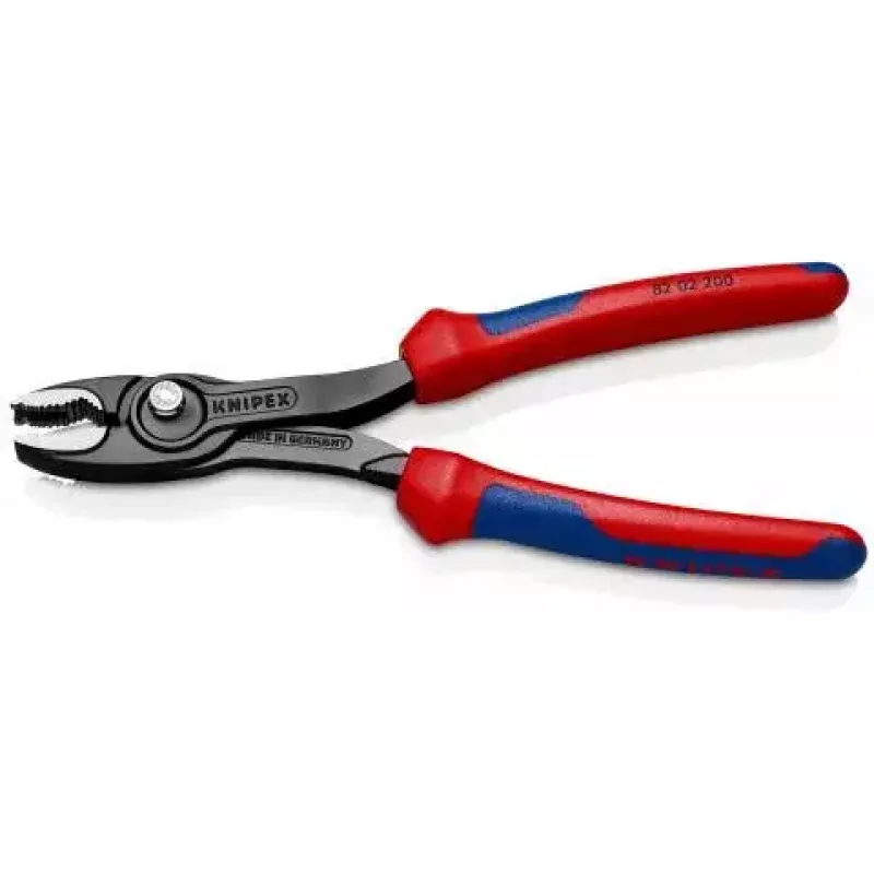 Slydimo jungties replės Knipex TwinGrip, žiaunų plotis 5,1 cm, ilgis 200 mm