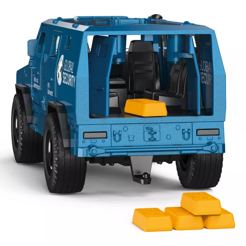 Siku pinigų transporteris Sunkusis vilkiko modelis Surinktas 1:50