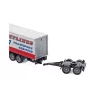Siku Road Train modelis, surinktas, 1:87, metalas, plastikas, mėlyna, raudona, balta