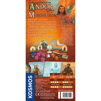 Kosmos Die Legenden von Andor - Magiškieji Herojai Stalo žaidimas Strategija