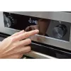 Laisvai pastatoma viryklė Gorenje GEC6C40WD su keramine kaitlente ir elektrine orkaite, juoda/balta