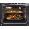 Laisvai pastatoma viryklė Gorenje GEC6C40WD su keramine kaitlente ir elektrine orkaite, juoda/balta