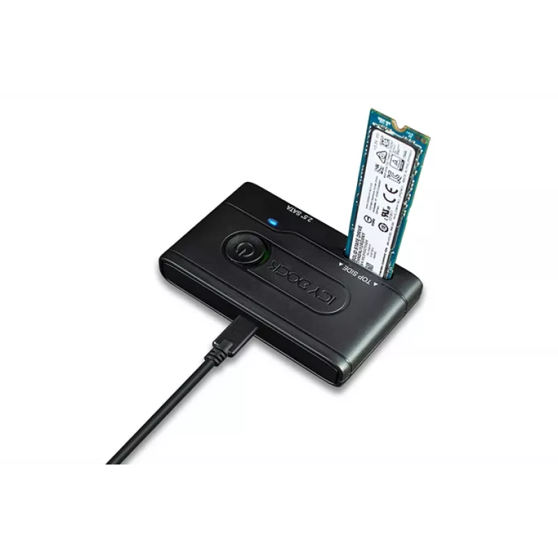 ICY BOX Ez-adapter – 2,5 colio ir M.2 SATA kietojo disko / SSD adapteris į USB 3.2 Gen 1