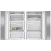 Šaldytuvas Siemens iQ300 KF96NVPEA šalia šaldiklio, laisvai pastatomas, 605 L, sidabrinis