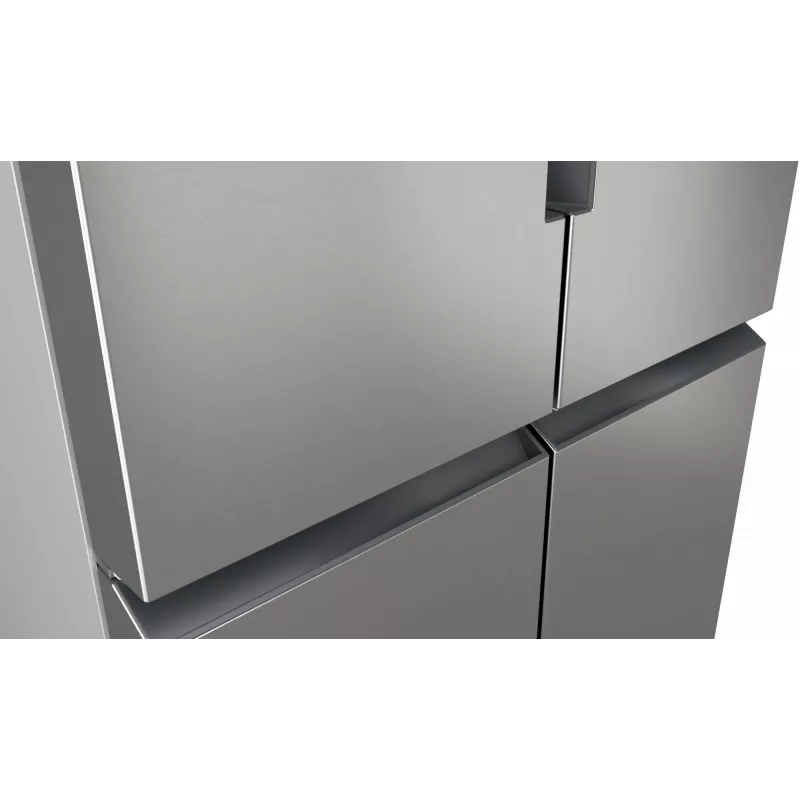 Šaldytuvas Siemens iQ300 KF96NVPEA šalia šaldiklio, laisvai pastatomas, 605 L, sidabrinis