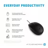 HP 128 laidinė lazerinė pelė, ambidekstrinė, lazerinė, USB-A, 1200 DPI, juoda