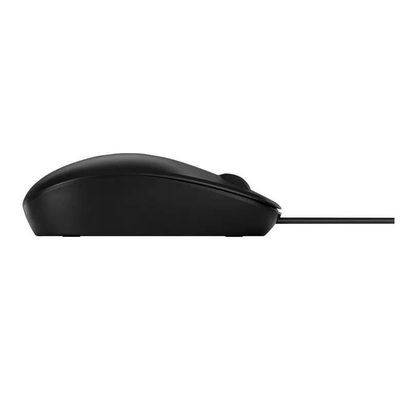 HP 128 laidinė lazerinė pelė, ambidekstrinė, lazerinė, USB-A, 1200 DPI, juoda