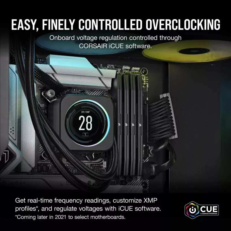 CORSAIR Vengeance 32GB (2x16GB) DDR5 6000MHz CL38 atminties rinkinys juodas