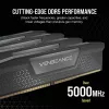 CORSAIR Vengeance 32GB (2x16GB) DDR5 6000MHz CL38 atminties rinkinys juodas