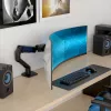 ERGOTRON HX stalinis monitoriaus laikiklis su VHD sukimo mechanizmu - matinė juoda