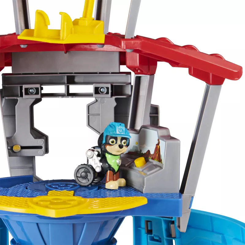 PAW Patrol Dino Rescue HQ žaidimų rinkinys su garsais, išskirtine Rekso figūrėle ir transporto priemone