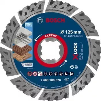 Bosch EXPERT MULTIMATERIAL X-LOCK pjovimo diskas