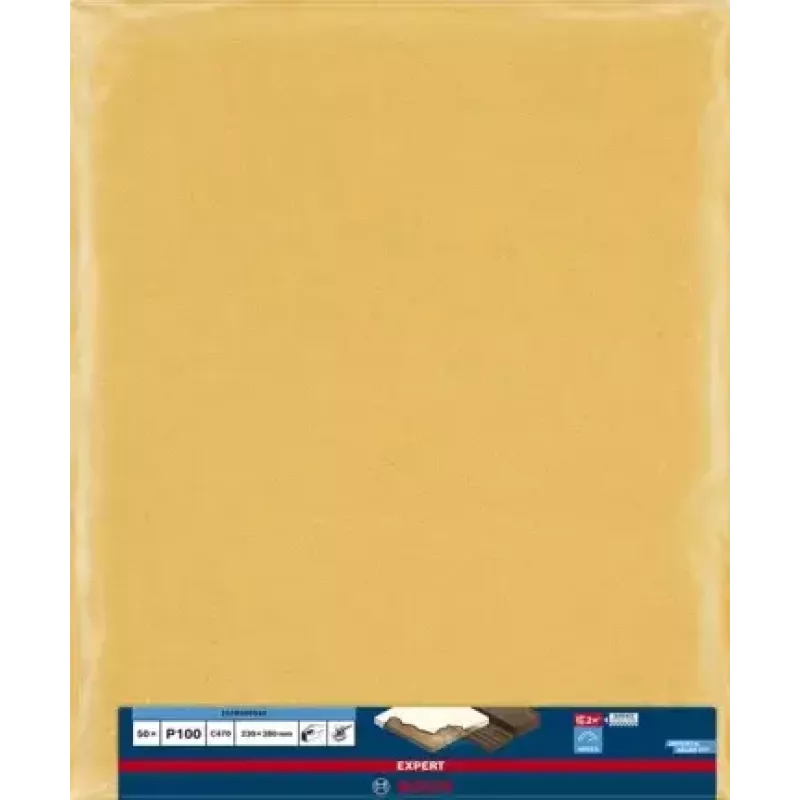Bosch EXPERT C470 šlifavimo popierius rankai 230 x 280 mm, K100, 50 vnt.