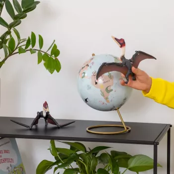 Žaislinė figūrėlė Schleich Quetzalcoatlus 15028 juoda ruda balta vaikams nuo 4 metų