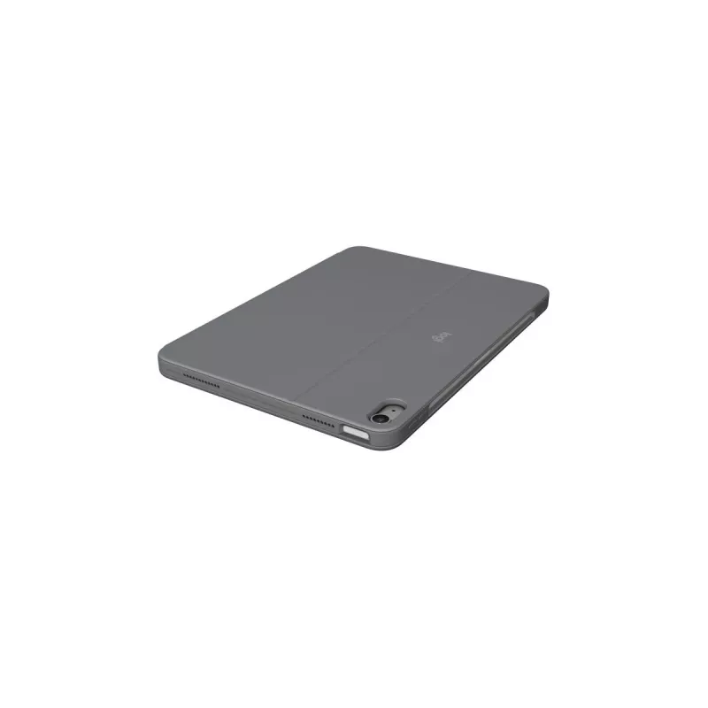 LOGITECH Combo Touch iPad Air 11 colių 5 kartai Oksfordo pilka Qwertz Vokiška klaviatūra