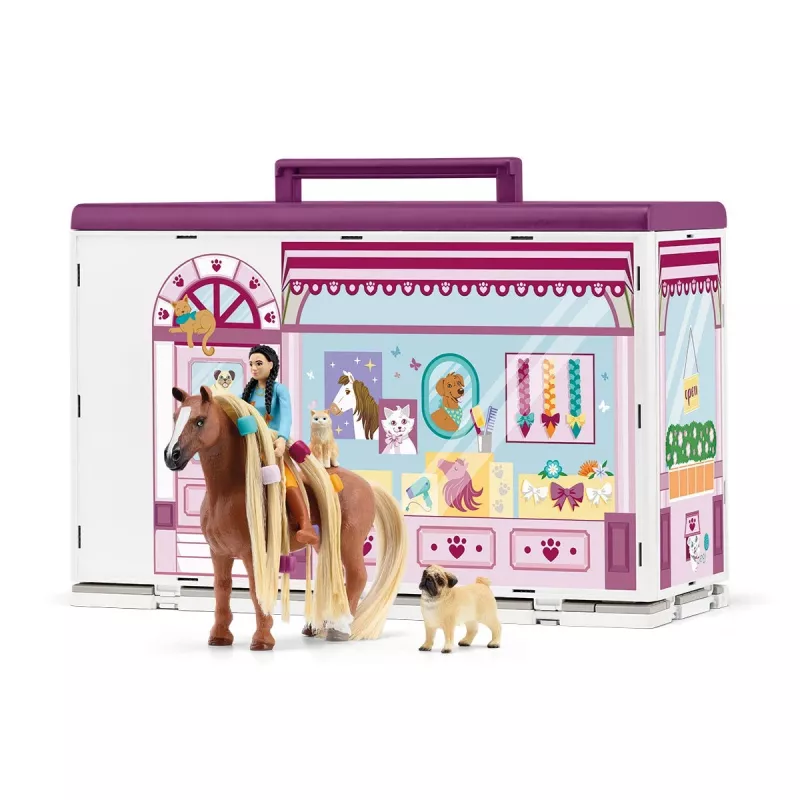schleich HORSE CLUB Sofia’s Beauties grožio salonas gyvūnams
