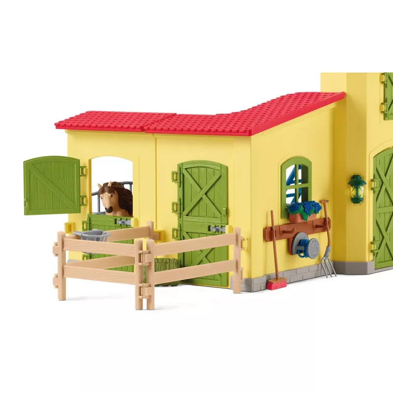 schleich FARM WORLD Dėžutė su Islandijos poniu, Ūkis, Pastatai, Ūkio gyvūnai, Arklidė, Žirgai, 3 m., Įvairiaspalvis