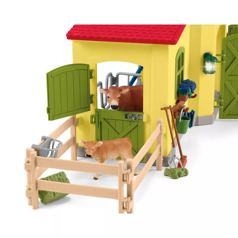 schleich FARM WORLD Didelis ūkis su gyvūnais ir aksesuarais, Ūkis, 3 m., Įvairiaspalvis, Plastikas