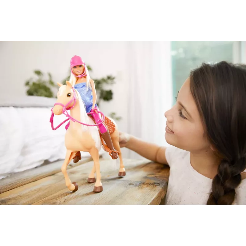Barbie lėlė su arkliu, mados lėlė, mergaitėms, nuo 3 metų, 250 mm, 480 g
