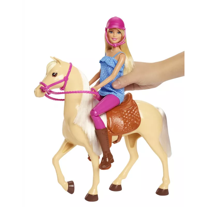 Barbie lėlė su arkliu, mados lėlė, mergaitėms, nuo 3 metų, 250 mm, 480 g