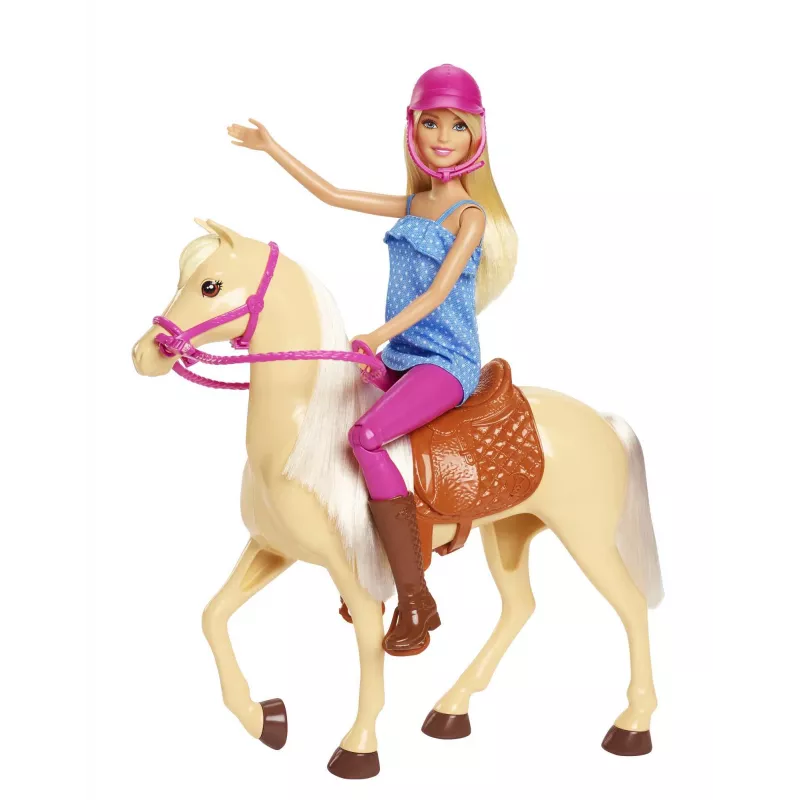 Barbie lėlė su arkliu, mados lėlė, mergaitėms, nuo 3 metų, 250 mm, 480 g