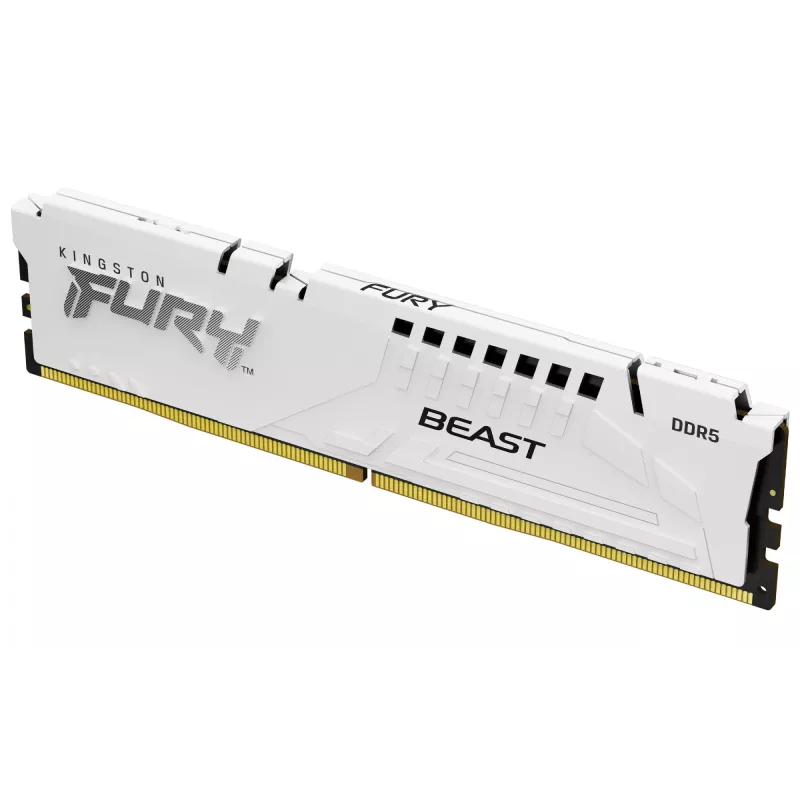 Kingston FURY Beast 32 GB (2x16 GB) DDR5 5600 MT/s CL36 atminties rinkinys baltas EXPO