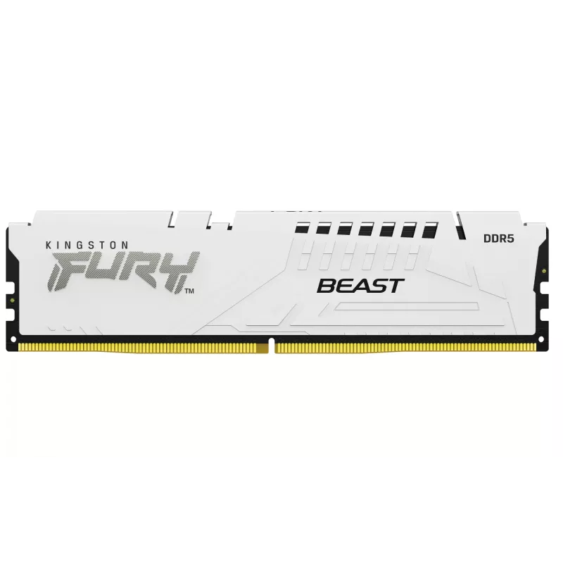 Kingston FURY Beast 32 GB (2x16 GB) DDR5 5600 MT/s CL36 atminties rinkinys baltas EXPO