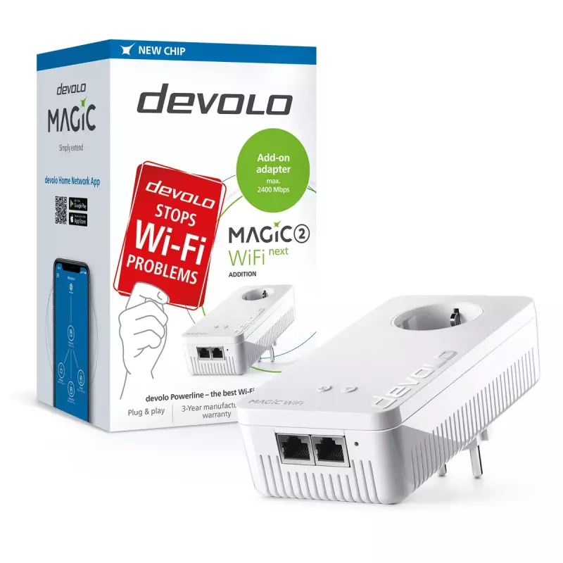 Wi-Fi stiprintuvas Devolo Magic 2 WiFi next Single