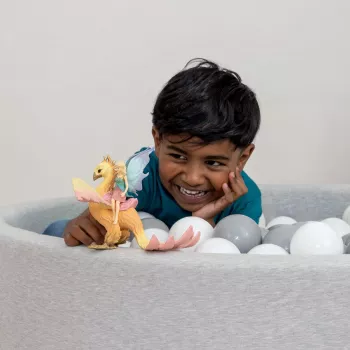Schleich BAYALA Feniksas, 5 m., Vienaragis / Pegasas, Vienaragiai ir Fėjos, Geltona, Plastikas